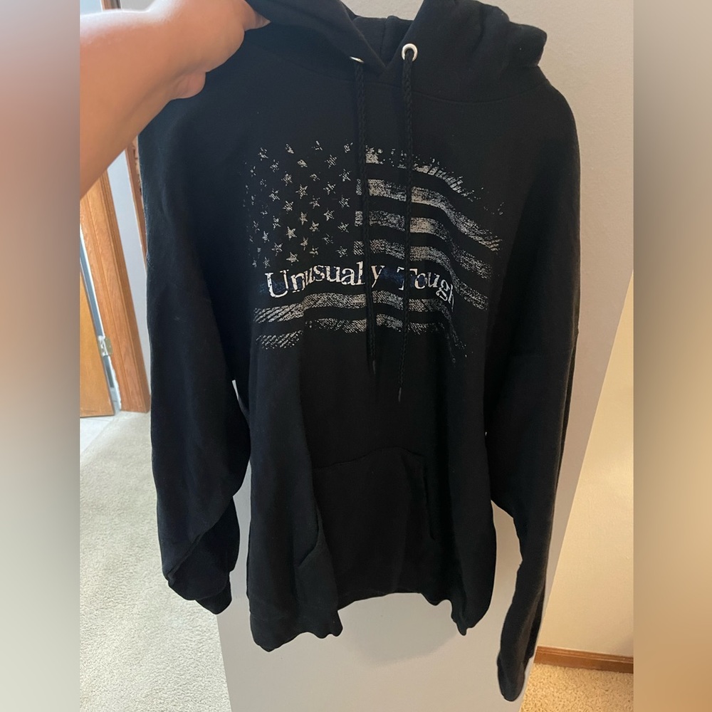 Unusually tough hoodie